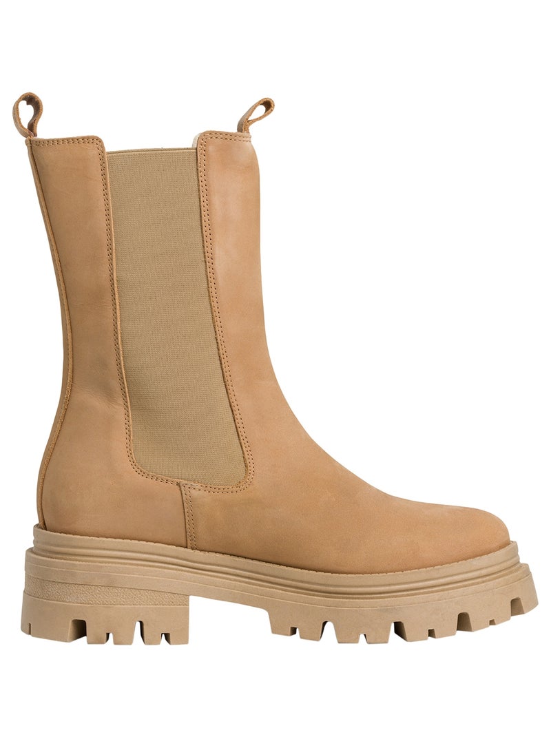 Boot Tamaris Cuir Camel - Kiabi