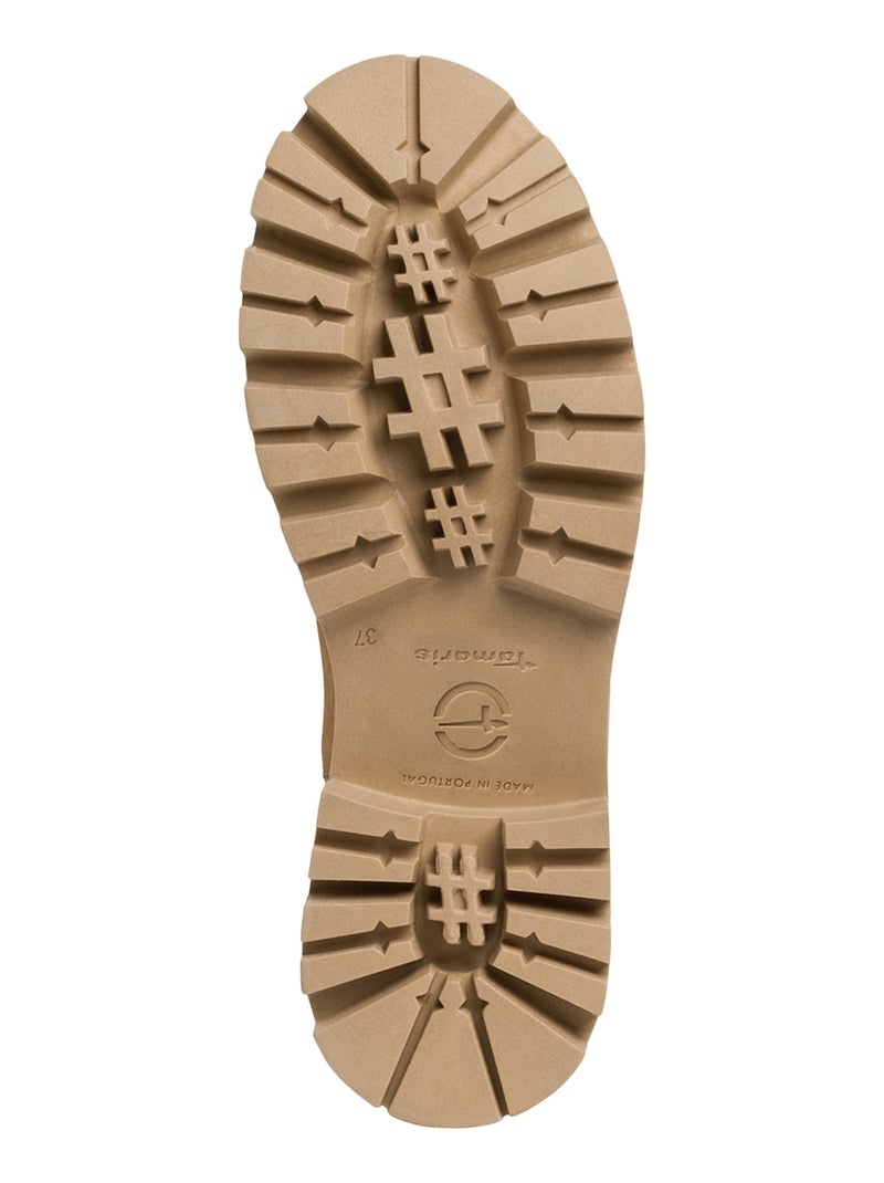 Boot Tamaris Cuir Camel - Kiabi