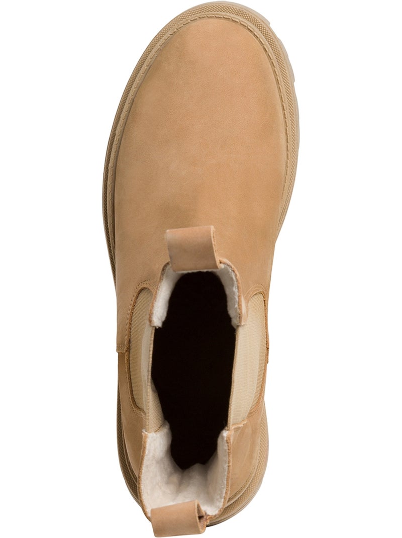 Boot Tamaris Cuir Camel - Kiabi