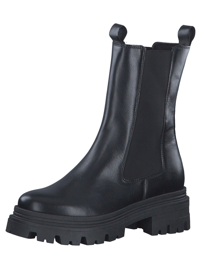 Boot Tamaris Cuir Noir - Kiabi