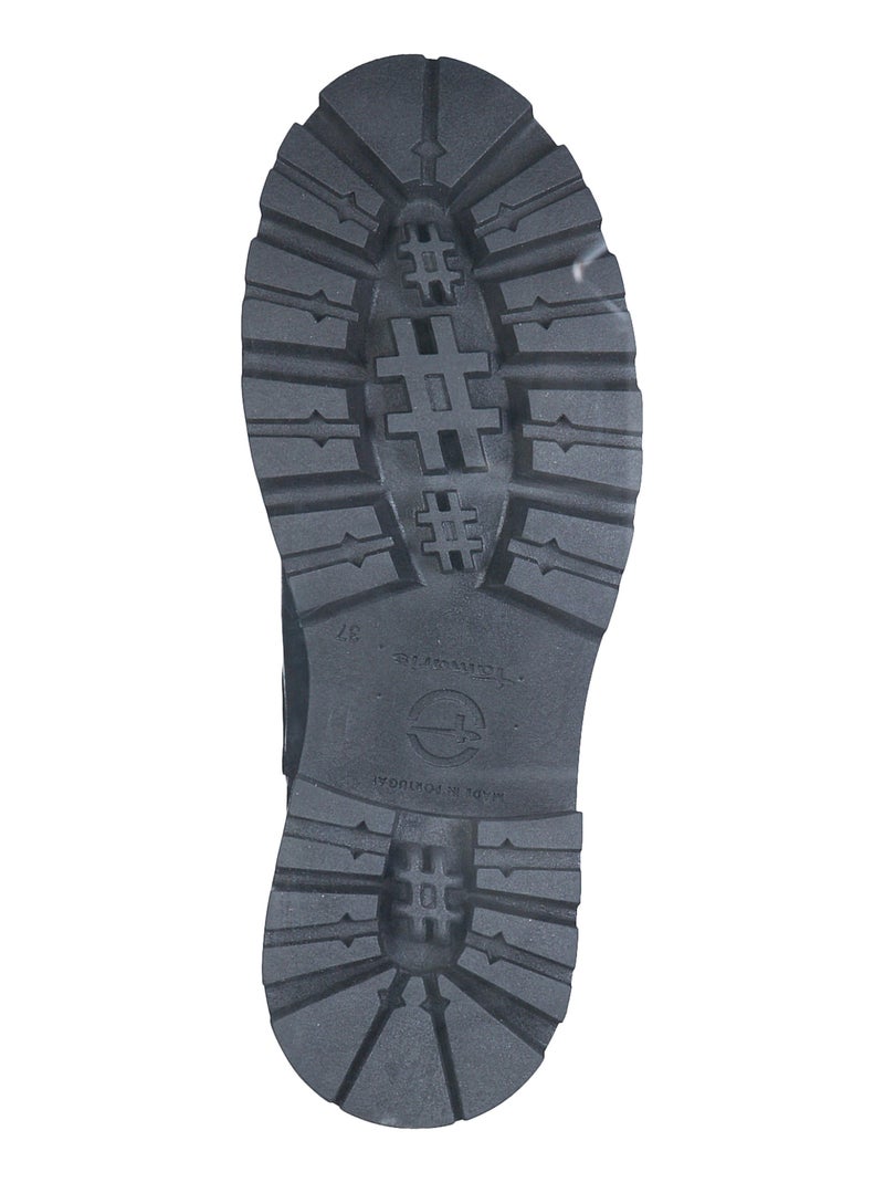 Boot Tamaris Cuir Noir - Kiabi