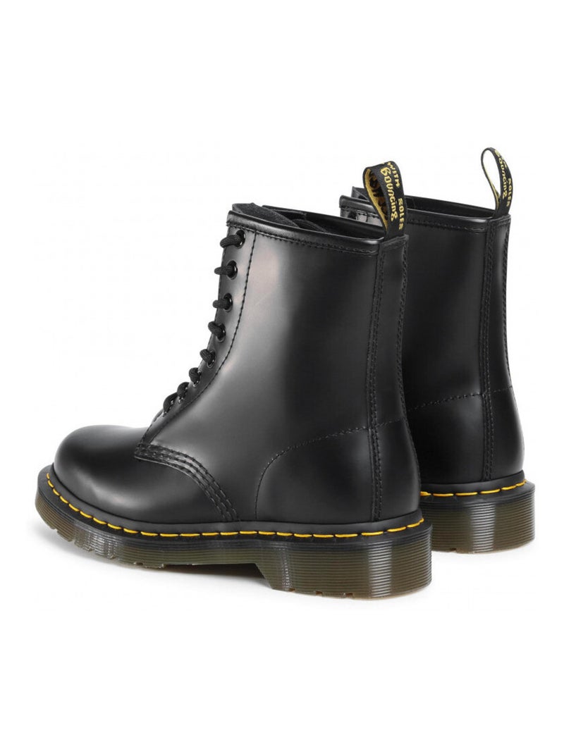 Boots 1460 EN Cuir Smooth À Lacets Noir - Kiabi