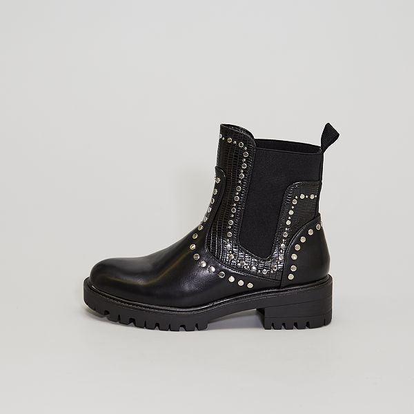 boots à clous homme