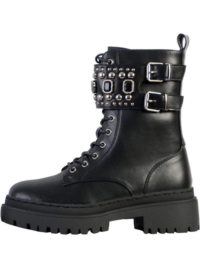 Boots à Lacets The Divine Factory Noir - Kiabi