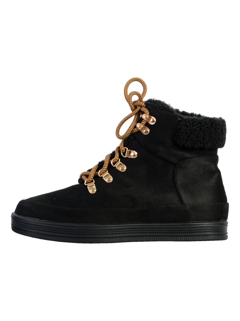Boots à Lacets The Divine Factory Noir - Kiabi