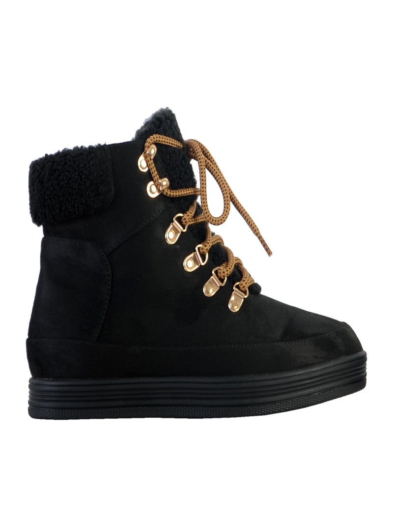 Boots à Lacets The Divine Factory Noir - Kiabi