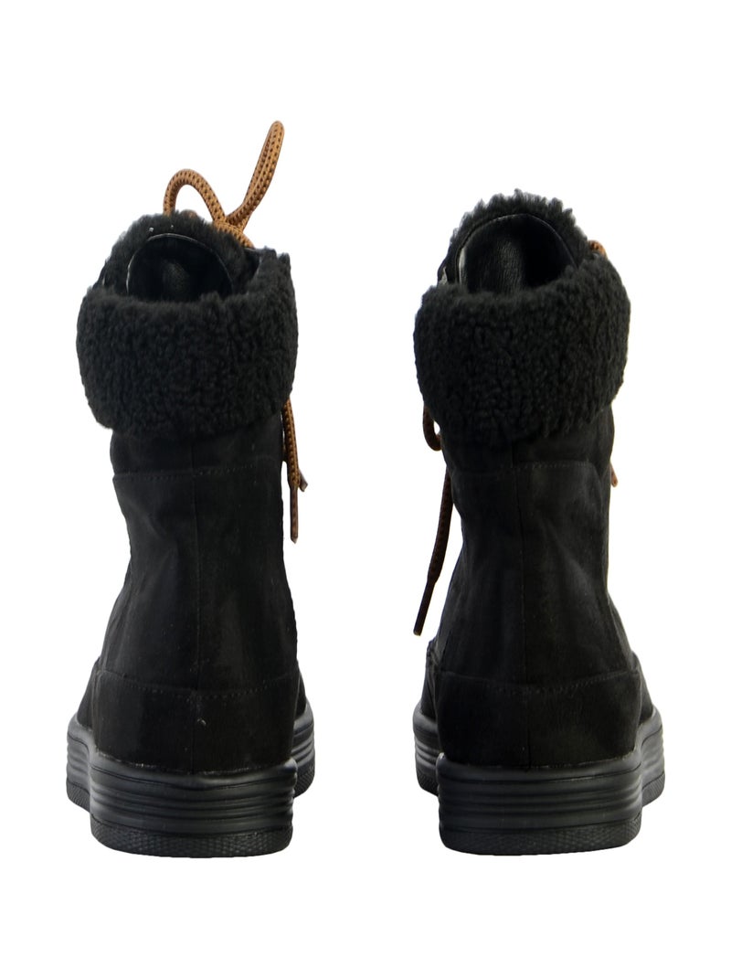 Boots à Lacets The Divine Factory Noir - Kiabi