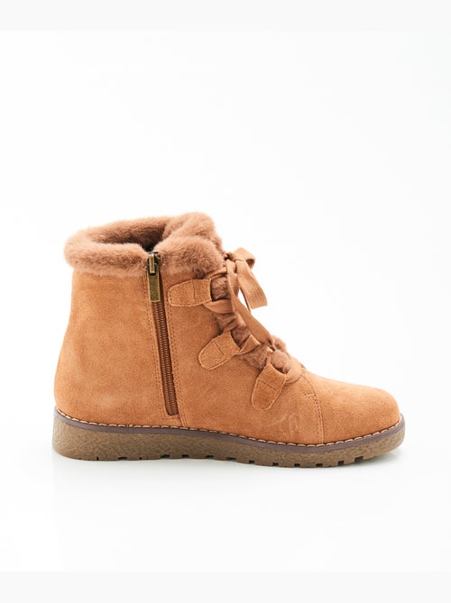 Boots à lacets Thermolactyl - Damart - Kiabi