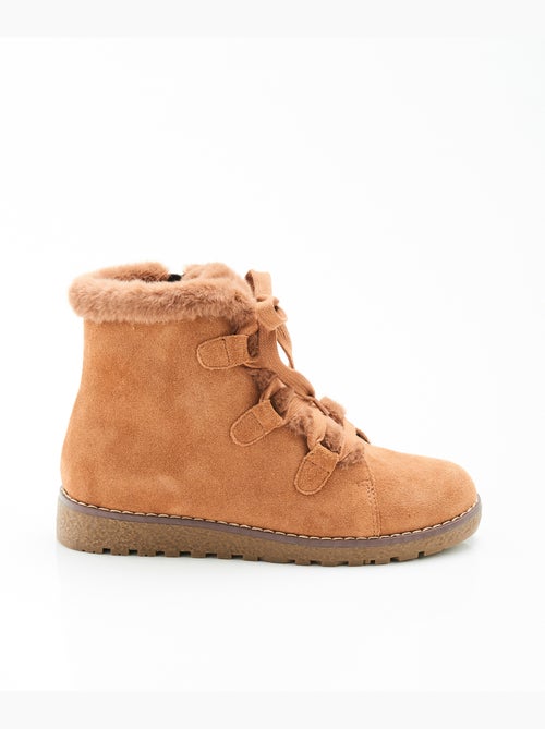 Boots à lacets Thermolactyl - Damart - Kiabi