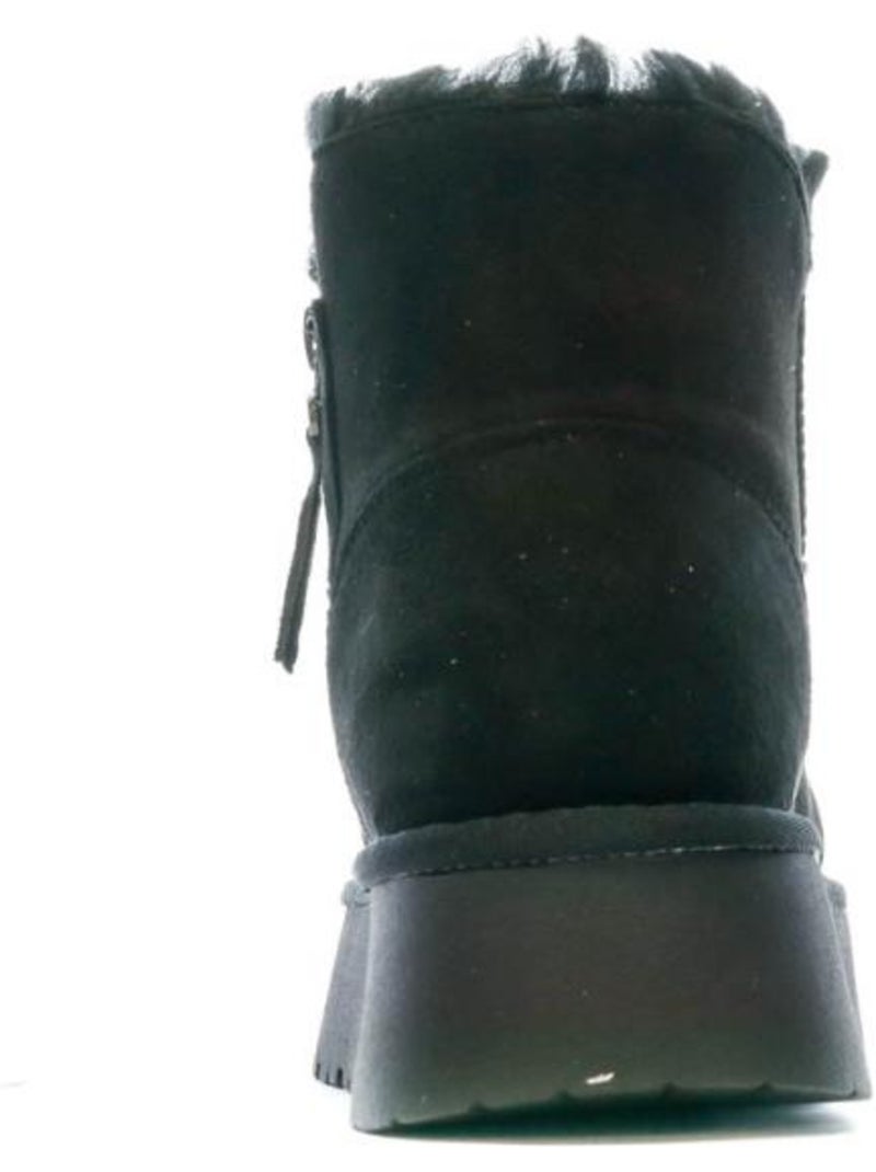 Boots à Plateforme Femme Noir - Kiabi