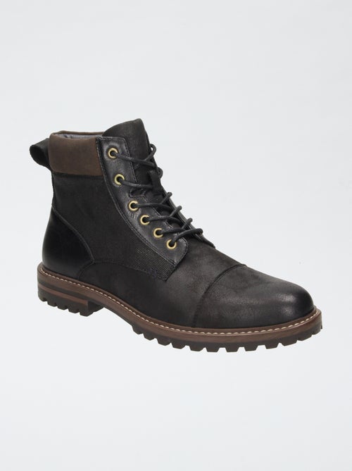 Boots à semelle crantée - Kiabi Boots à semelle crantée - Kiabi