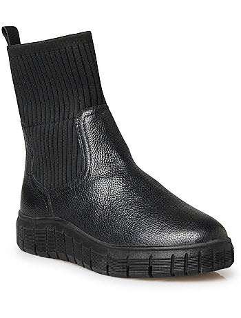 Boots à semelle épaisse élastiquées - PEDICONFORT