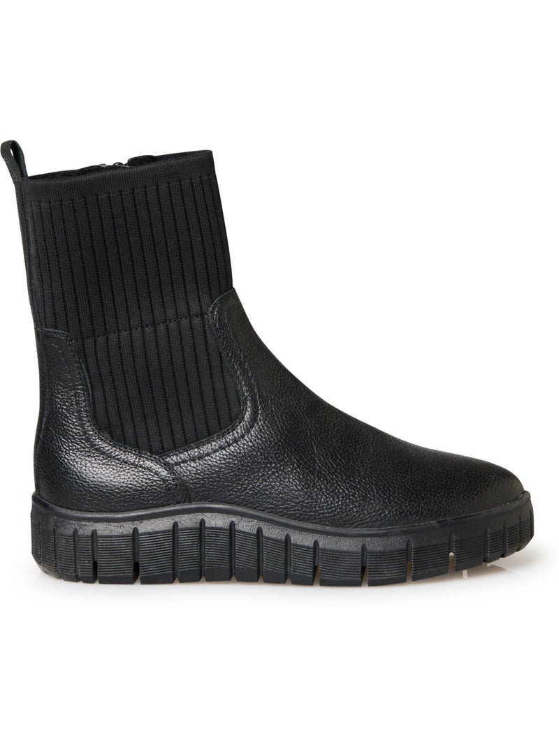 Boots à semelle épaisse élastiquées - PEDICONFORT Noir Noir - Kiabi
