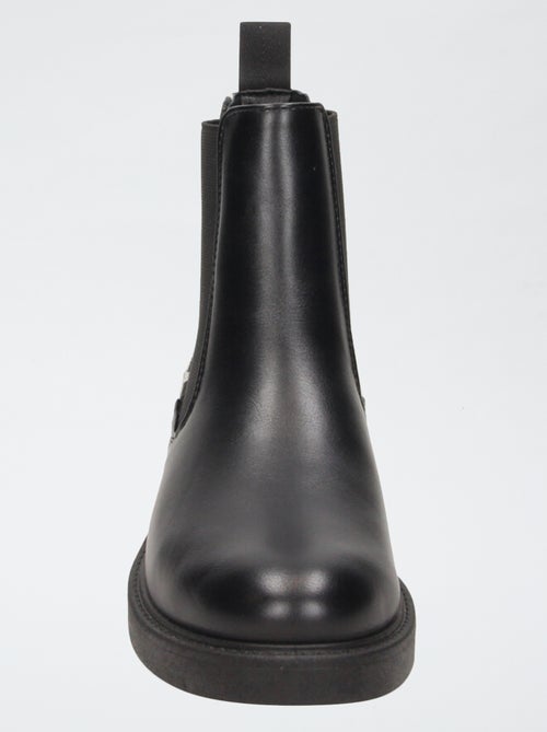 Boots à talon en simili - Kiabi