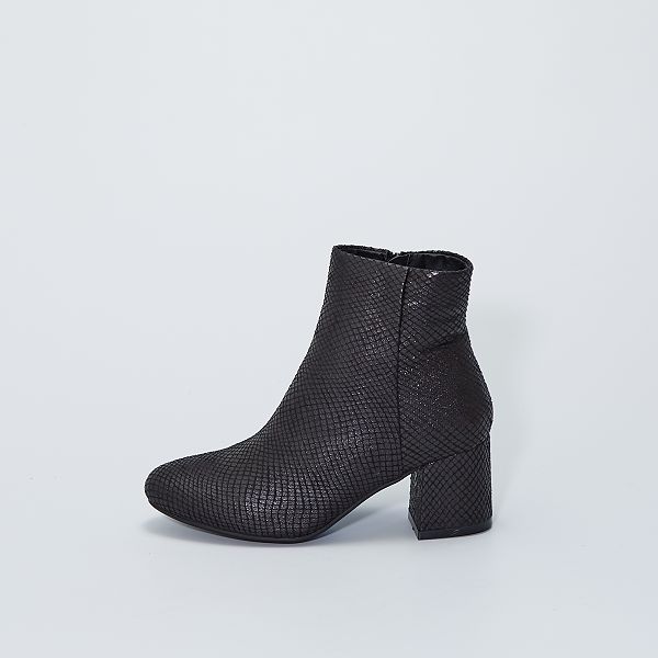 bottine a talon femme kiabi bottine a talon femme kiabi