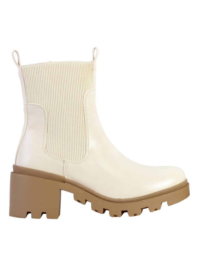Boots à Talons The Divine Factory Beige - Kiabi