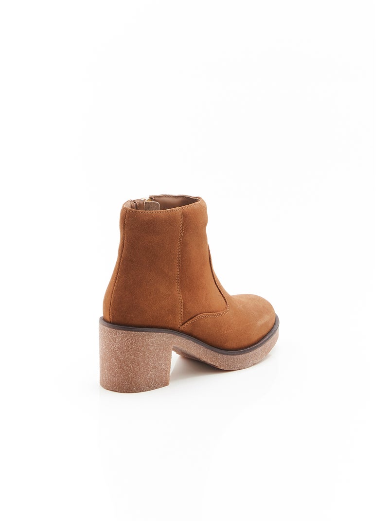 Boots Amortyl - Damart Marron - Kiabi