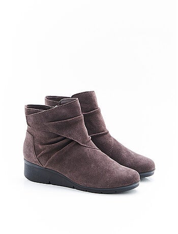 Boots amortyl effet froissé - damart