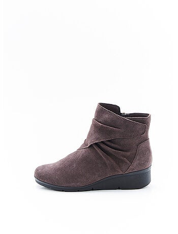 Boots amortyl effet froissé - damart