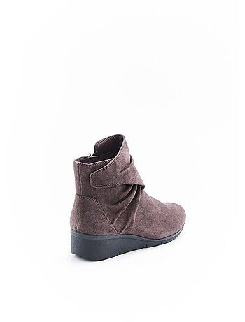 Boots amortyl effet froissé - damart