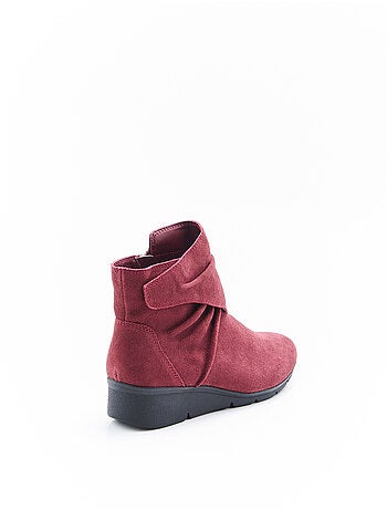 Boots amortyl effet froissé - damart