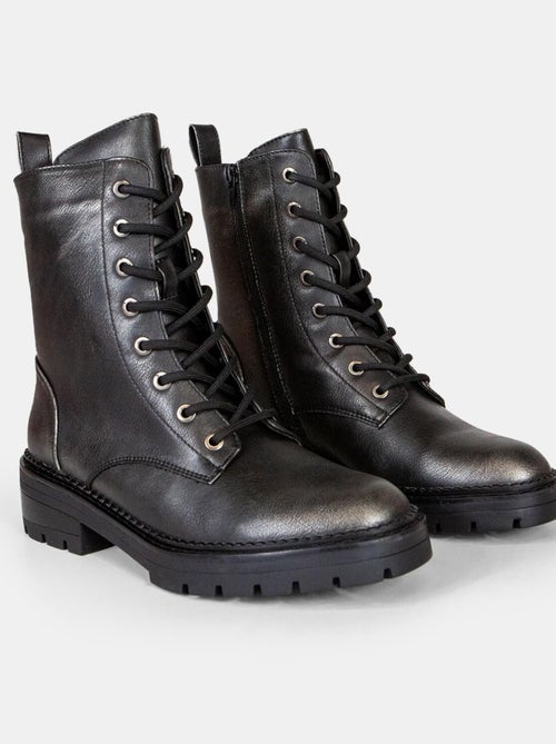 Boots argentées  BATA - Kiabi