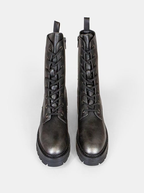 Boots argentées  BATA - Kiabi
