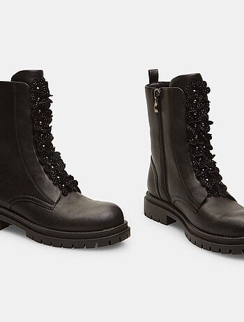 Boots avec applications florales BATA
