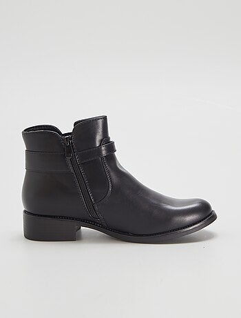 bottines femme a boucles