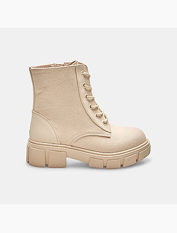 Boots avec fermeture éclair