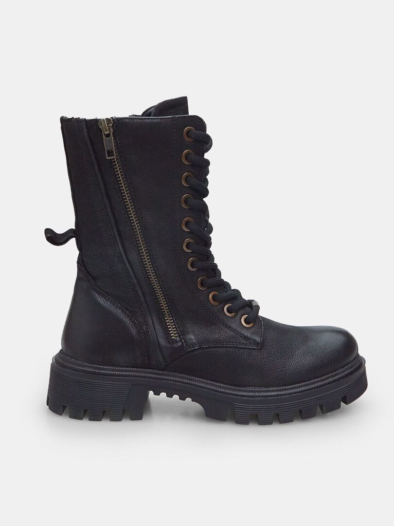 Boots avec fermeture éclair latérale BATA Noir - Kiabi