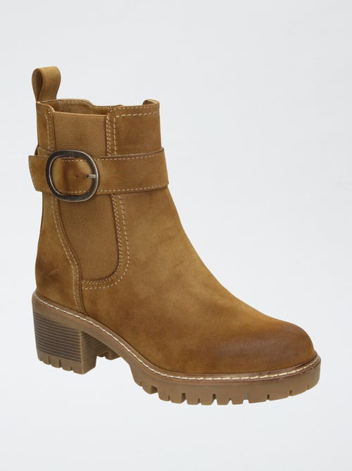 Boots avec semelle crantée - Kiabi