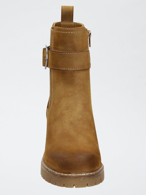 Boots avec semelle crantée - Kiabi
