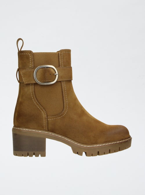 Boots avec semelle crantée - Kiabi