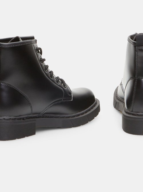 Boots avec semelle simil crantée BATA - Kiabi