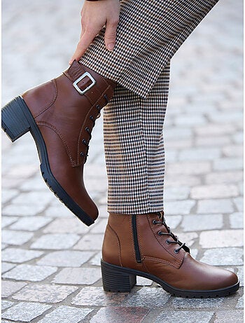 Boots avec zip et lacets - PEDICONFORT