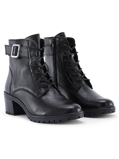 Boots avec zip et lacets - PEDICONFORT - Kiabi