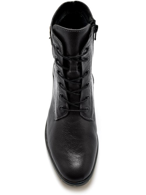 Boots avec zip et lacets - PEDICONFORT - Kiabi