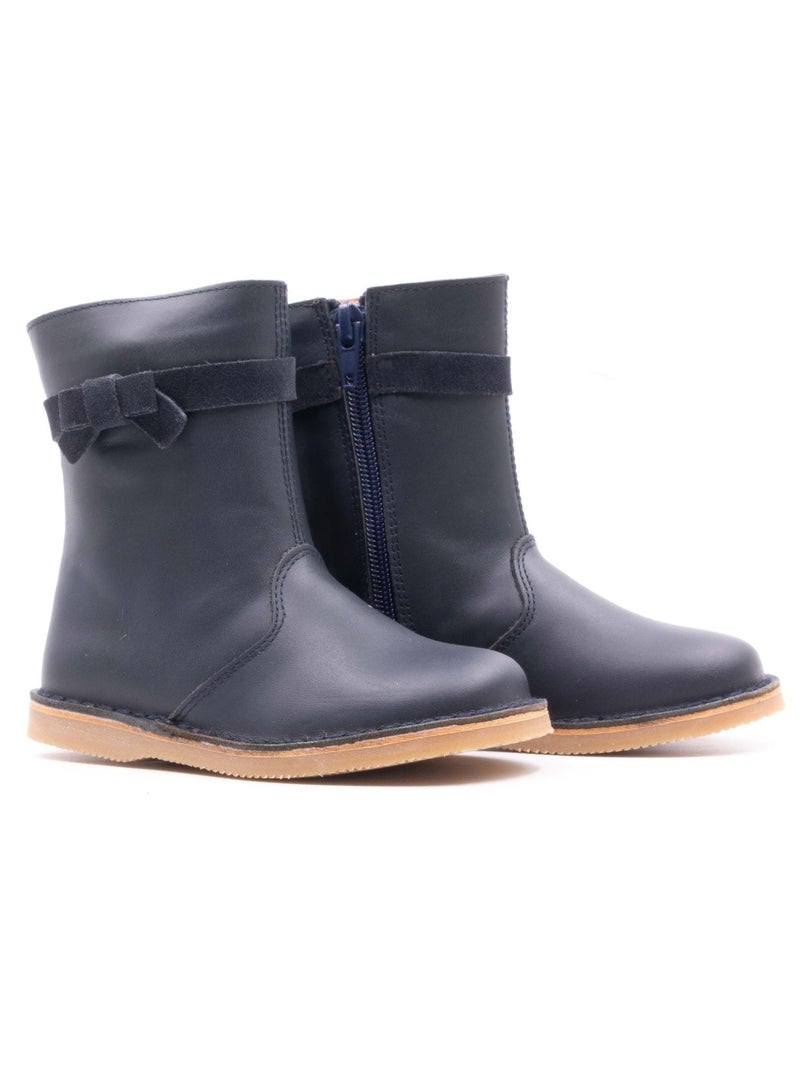 Boots Bébé Fille - Boni Mini Houston Bleu marine - Kiabi