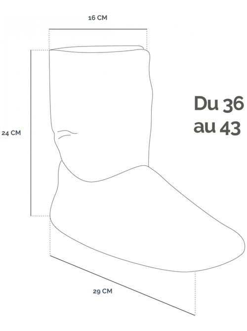 Boots, bottes, chaussons chauffants micro ondes déhoussables - Vivezen - Kiabi