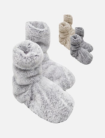 Boots, bottes, chaussons chauffants micro ondes déhoussables - Vivezen