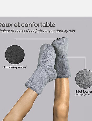 Boots, bottes, chaussons chauffants micro ondes déhoussables - Vivezen