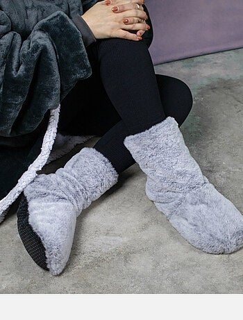Boots, bottes, chaussons chauffants micro ondes déhoussables - Vivezen