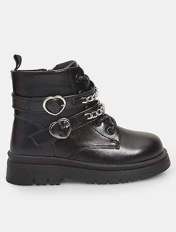 Boots Bubblegummers avec boucle en forme de cœur