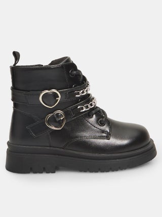 Boots Bubblegummers avec boucle en forme de cœur