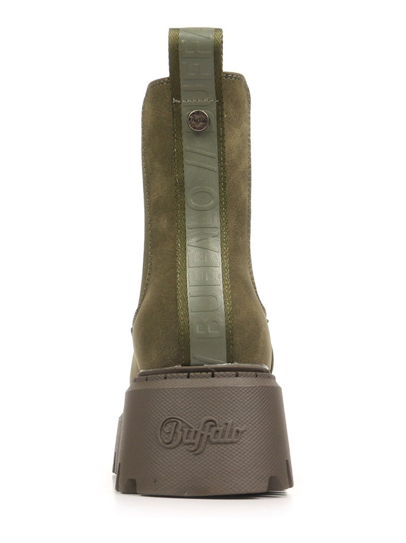 Boots Buffalo Aspen Chelsea Vega Kaki - Kiabi