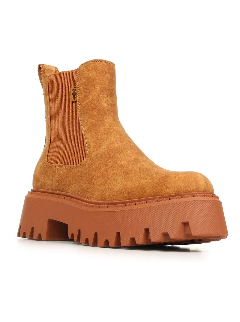 Boots Buffalo Aspen Chelsea Warm Marron - Kiabi