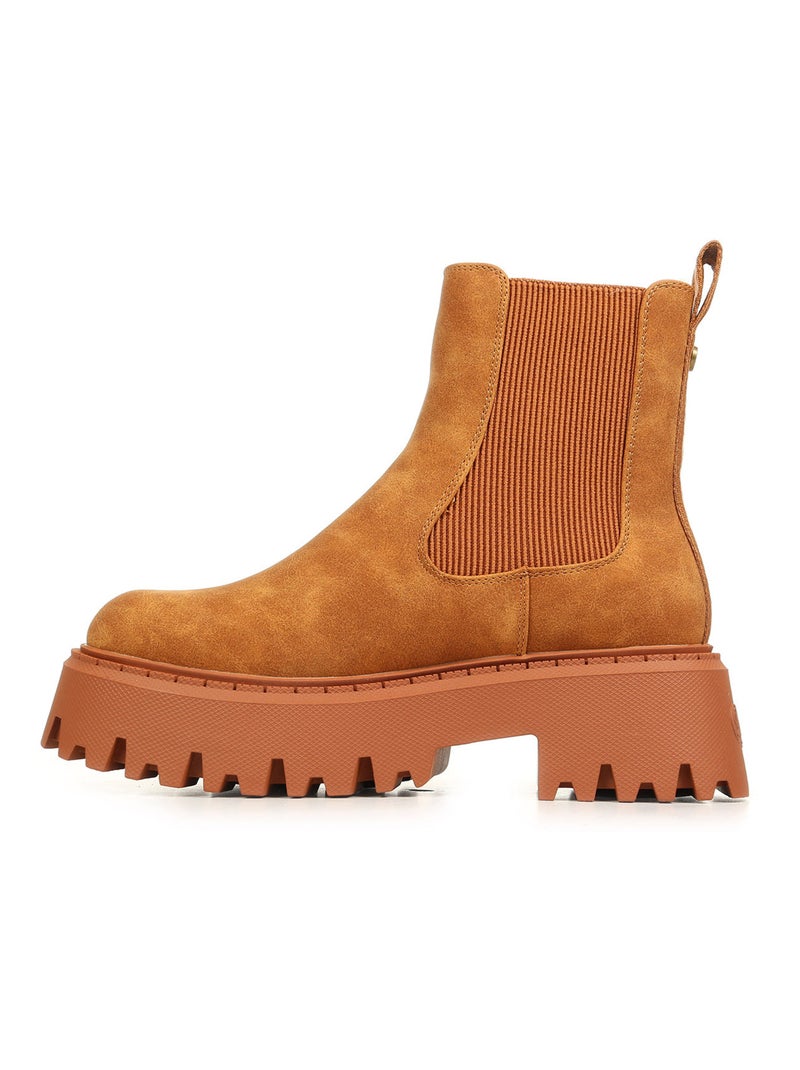 Boots Buffalo Aspen Chelsea Warm Marron - Kiabi