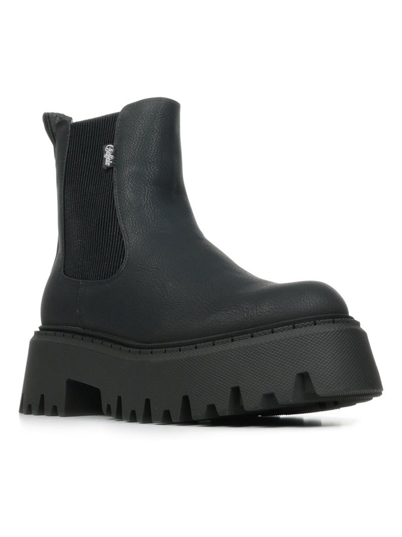 Boots Buffalo Aspen Chelsea Warm Noir - Kiabi