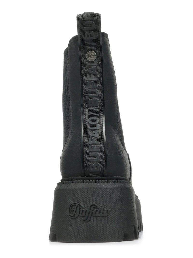 Boots Buffalo Aspen Chelsea Warm Noir - Kiabi